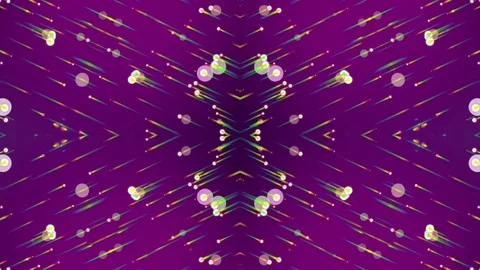 Purple Abstract Kaleidoscopic Background. Loop Stock Footage 73983269