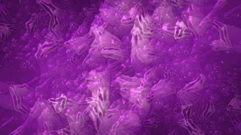 Purple Abstract Liquid Crystal Background Organic Cellular Fluid Video Loop Vídeos de archivo 337228940