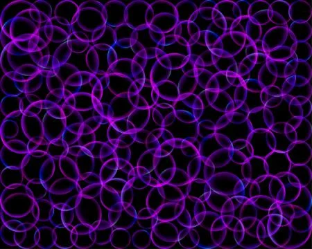 Purple abstract pattern. Geometric print composed of purple and pink circles  Stock Illustration