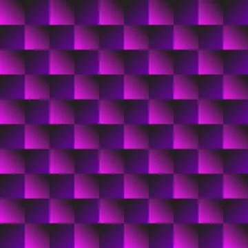 Purple abstract pattern. Seamless geometric 3d print composed of purple and p Stock Illustration