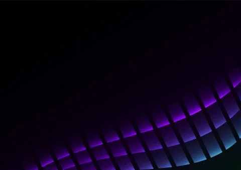Purple abstract pixel curve background Stock Illustration
