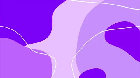 Purple abstract shapes wavy pattern minimal design background Stock Footage 272637767
