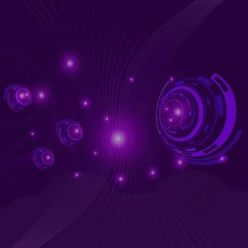 Purple abstract vector communication illustration background 스톡 일러스트