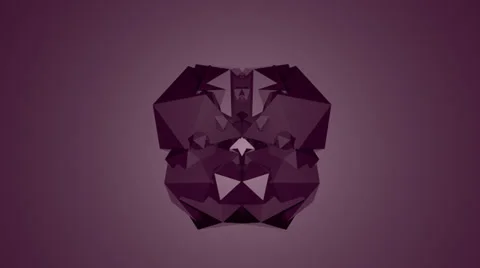 Purple abstract VJ Loop Stock Footage 37154567