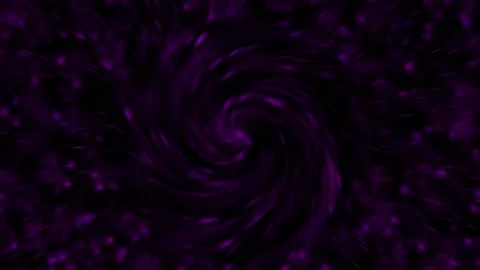 Purple Abstract Vortex with Spinning Particles - Medium Stock Footage 133196318