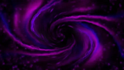 Purple Abstract Vortex with Spinning Particles Stock Footage 133196319