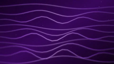 Purple Abstract Wave Lines Motion Background | 4K Seamless Loop Background Stockbeeldmateriaal 344032623