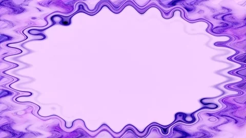 Purple Abstract Wavy Frame Background Stock Footage 284398754