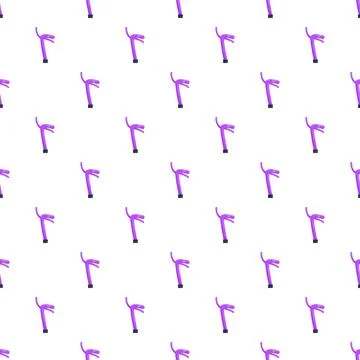 Purple air dancer pattern for advertising background イラスト素材