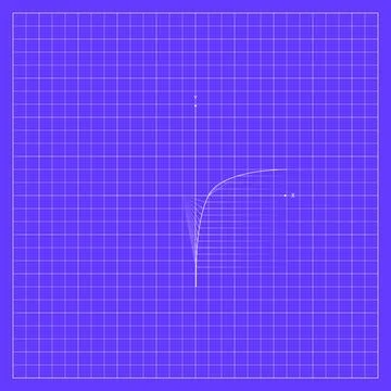 Purple algebraic graph background featuring a fine square coordinate grid and Stock Illustration