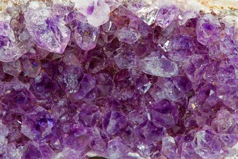 Purple amethyst texture Stock Photos