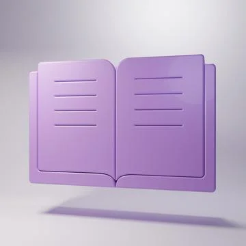 Purple Ancient magic book with alchemy recipes and mystic spells and enchan.. 스톡 일러스트