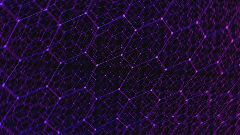 A purple and black background with a pattern of lines Stock Footage 309945298