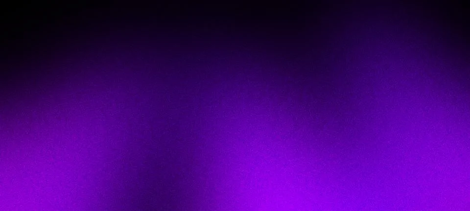 Purple and black gradient background with grainy texture Stock Illustration