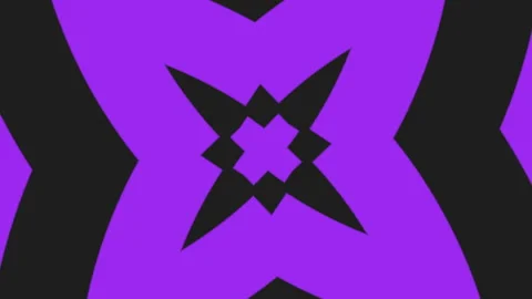 Purple and black pattern stacked triangles in triangle shape Video stock 251966027