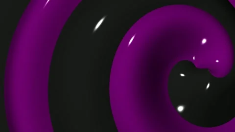 Purple and Black Spiral Waves, Background, Unique Design, Exclusive, Paints Stock Footage 303661060