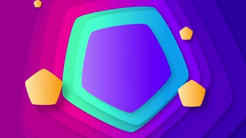 A purple and blue background with a shield in the middle Stock Footage 270247134