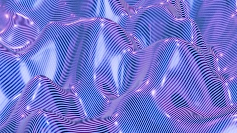 A purple and blue background with waves loop animation Stock Footage 276488541