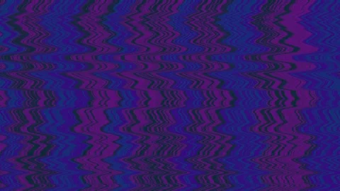 Purple and blue distorted wave lines, abstract digital background with glit.. Stock Footage 315652818