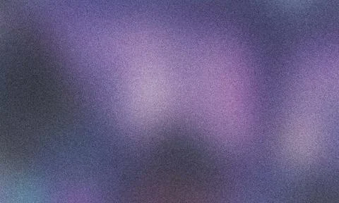 Purple and blue gradient background with grainy texture effect overlay Stock Photos
