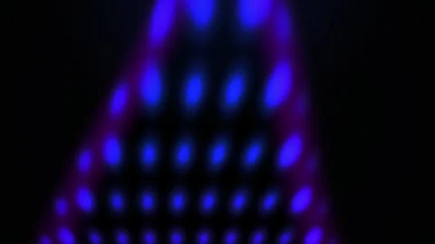 Purple and blue LED lights on a black background. Stock Footage 337516965