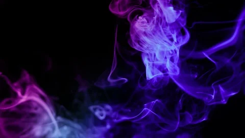 Purple Smoke On A Black Background Tote Bag by Gm Stock Films 