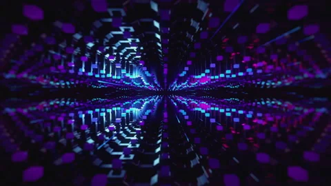 Purple and blue pins loop Stock Footage 234232296