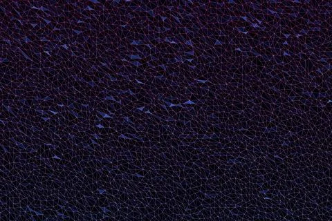 Purple and blue  polygonal pattern with triangles, geometric 3d texture Stock Illustration