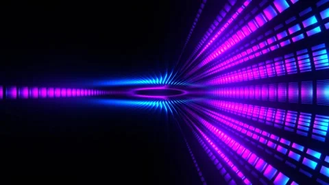 Purple and Blue Sci-Fi Blinded Ellipse Background VJ Loop in 4K 스톡 동영상 304533749