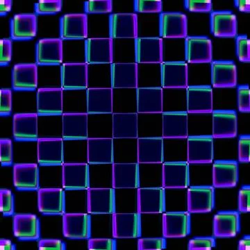 Purple and blue squares pattern Selective focus purple and blue squares pa... Stock Photos