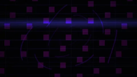 Purple and blue technology background. Stock Footage 340040117