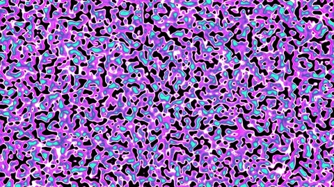 Purple and Cyan Cellular Fluid Animation Stock Footage 334998532