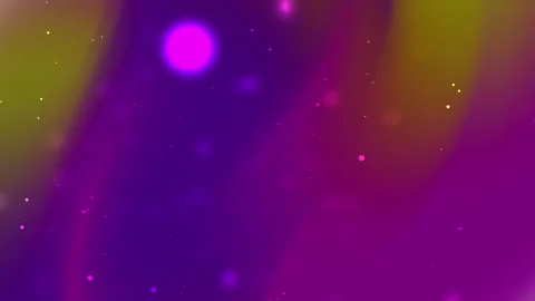 Purple and gold gradient background with scattered tiny lights Video stock 293426742