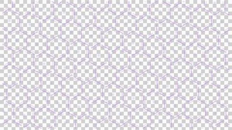 Purple and Gray Hexagonal Grid Line Pattern Stock Illustration
