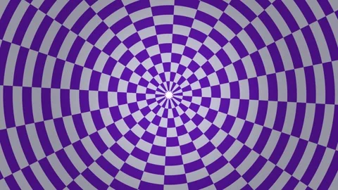 Purple and gray spiral pattern with concentric circles Stock Footage 339576929