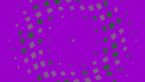 Purple and green halftone pattern with square shapes Stock Illustration