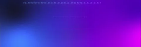 Purple and magenta binary code background template animation Stock Footage 340557034