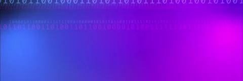 Purple and magenta binary code background template animation Stock Footage 340557641