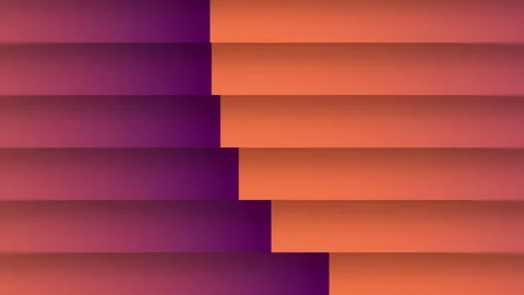 Purple and Orange Geometric Background Seamless Loop Stock Footage 346628322