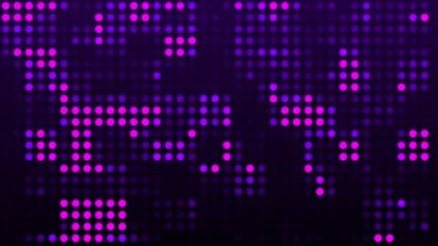 Purple and pink gradient digital dots grid pattern for technology backgrounds Stock Footage 346983635