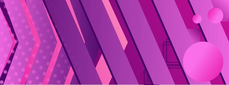 Purple and pink gradient vector geometric background. Stock Illustration
