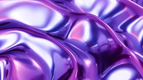 A purple and pink liquid loop animated background with waves Stock Footage 276493876