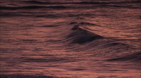 Purple and pink Waves Stock Footage 12761355