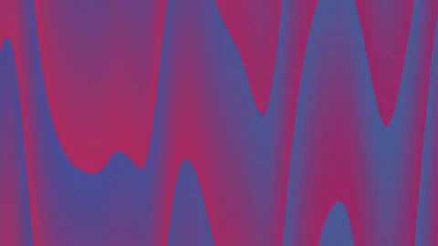 Purple and red gradient background with wavy lines. Stock Footage 281530057