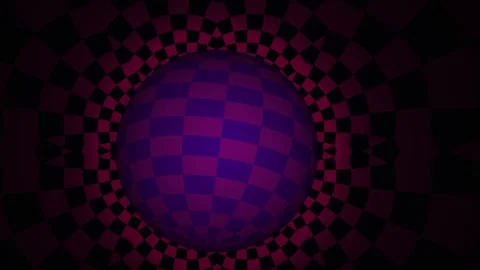 Purple and red pixelated circle design. Stock Footage 334344150
