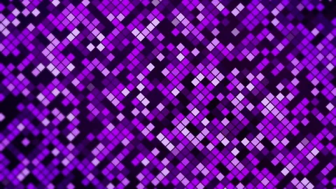 Purple and Violet Digital Pixel Grid Mosaic Pattern Stock Footage 327774503