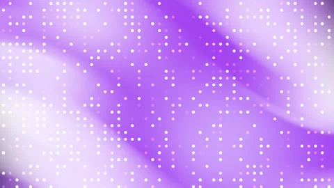 Purple and white abstract background with glowing dots Vidéo 334192963