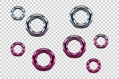 Purple and white concentric circle spiral pattern background transparent Stockillustratie