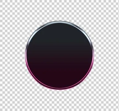Purple and white concentric circle pattern on dark background transparent Stock Illustration