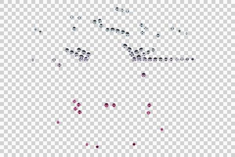 Purple and white floral pattern on dark background with intricate floral motifs Stock Illustration